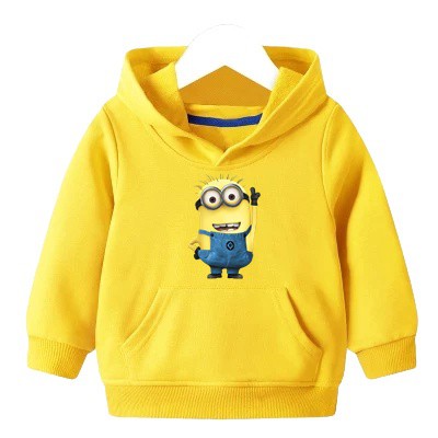 Hoodie Anak MInion Fleece Sweater Anak Murah