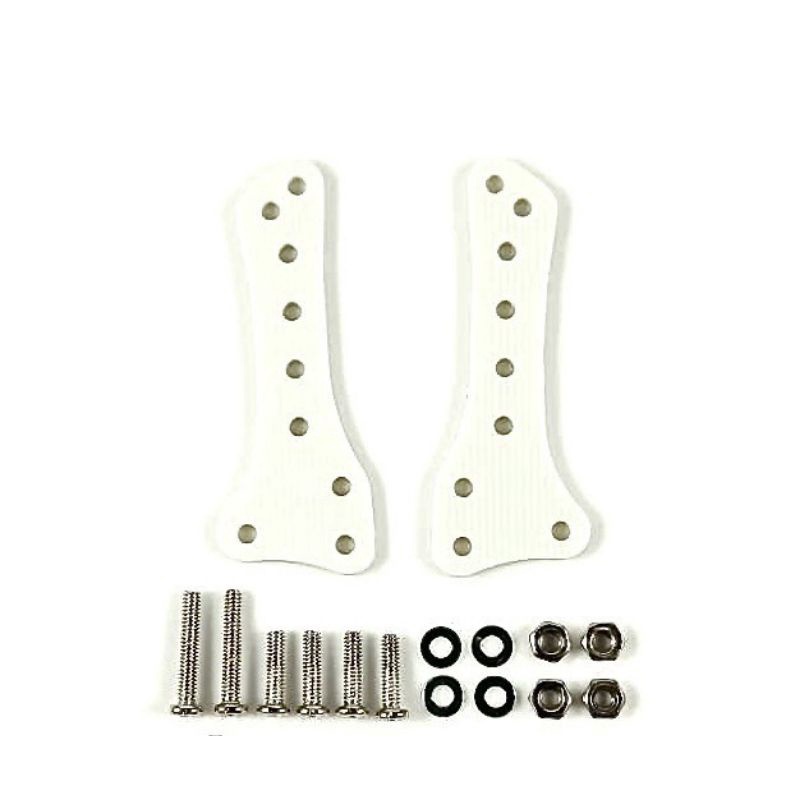 Rep Tamiya 94970 HG FRP Side Damper Plate 1.5mm White