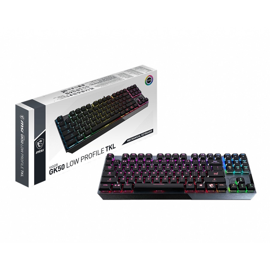 MSI Gaming Keyboard - Vigor GK50 Low Profile TKL