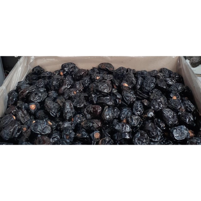 

(BISA COD) Kurma Ajwa Madinah 1 kg kurma nabi Rasulullah hitam