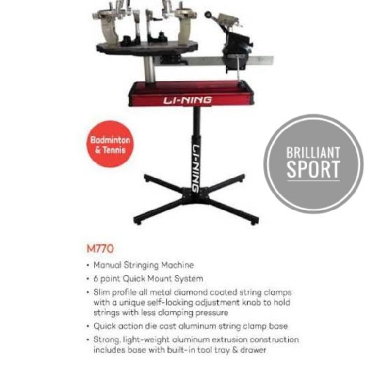 MESIN SENAR LINING MANUAL M770