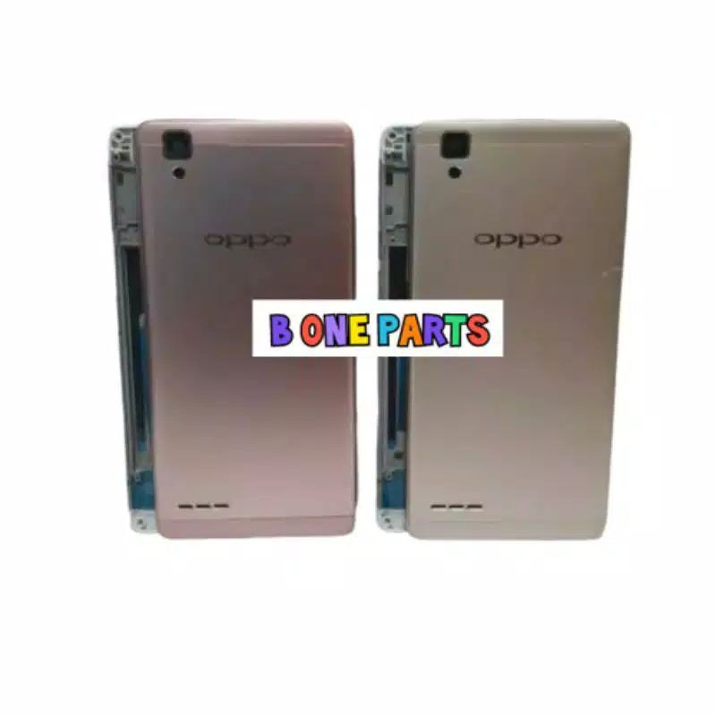 KESING CESING CASING FULSET BEZZEL BACKDOOR TULANG LCD OPPO F1 F1F A35 ORIGINAL
