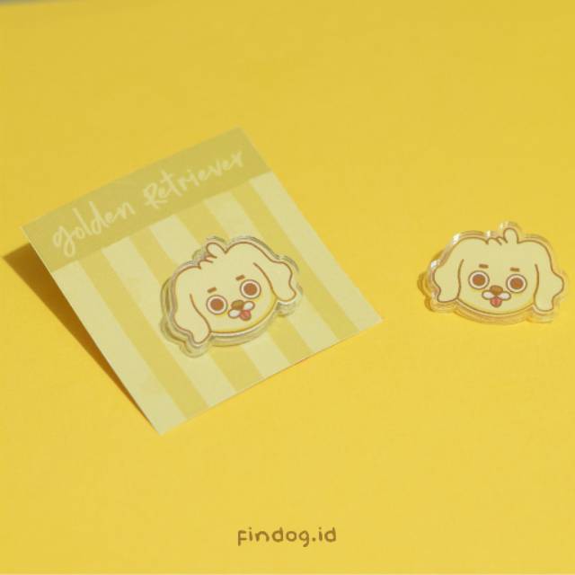 

Golden Retriever Akrilik / Acrylic Pin