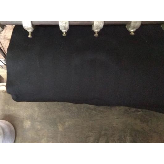 Rib jaket / bur rajut kiloan - Hitam