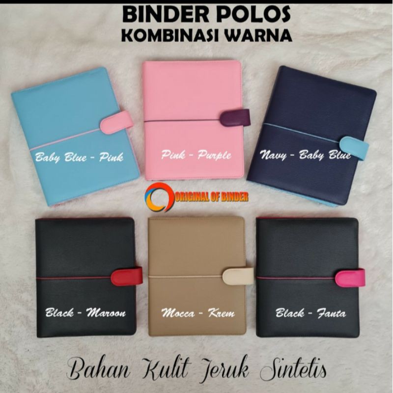 

BINDER POLOS KOMBINASI PLAT A5(20ring) B5(26ring)