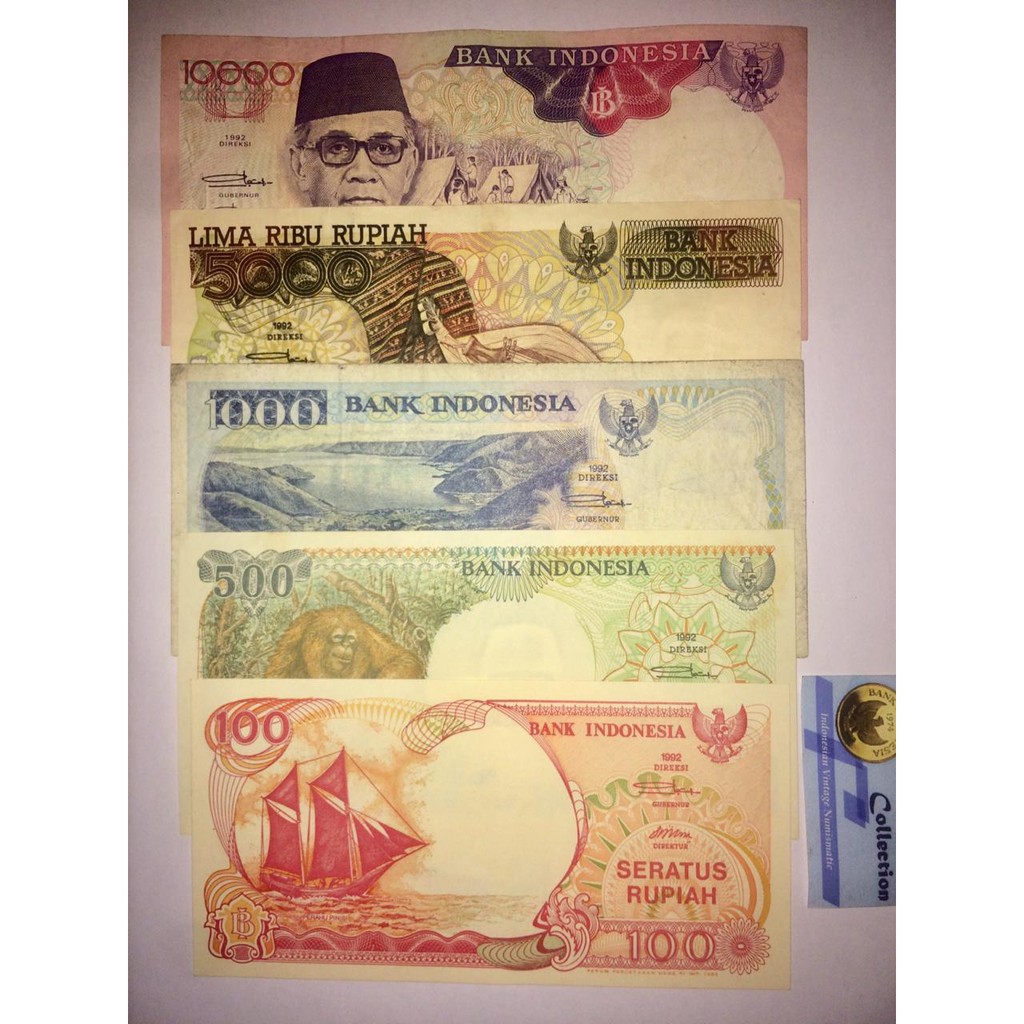 uang lama asli emisi 1992