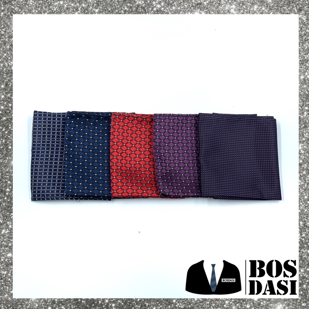 POCKET SQUARE / HANDKERCHIEF / SAPU TANGAN JAS PRIA MOTIF BINTIK