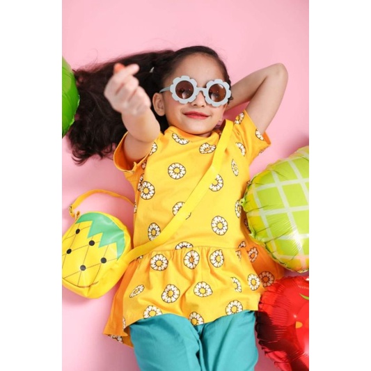 Set Tunik Fruity Tuty Jovanka Label 2-10 th Free Tas Buah