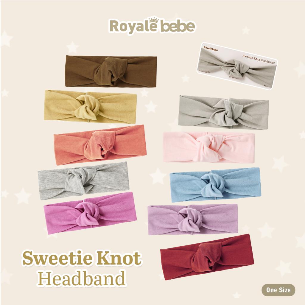 Royale Bebe Puffy Bow Headband/Bella Bow /Knot Pretty / Sweetie - Bandana Baby