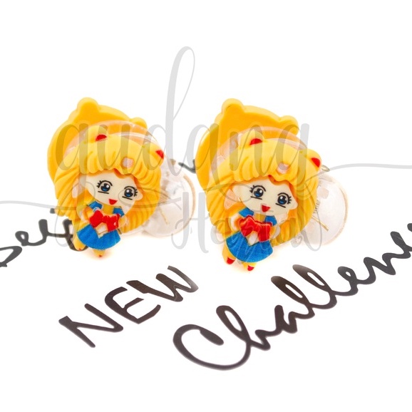 Jedai Mini Sailormoon Hairclip Motif Kartun Cewek Lucu GH 213863