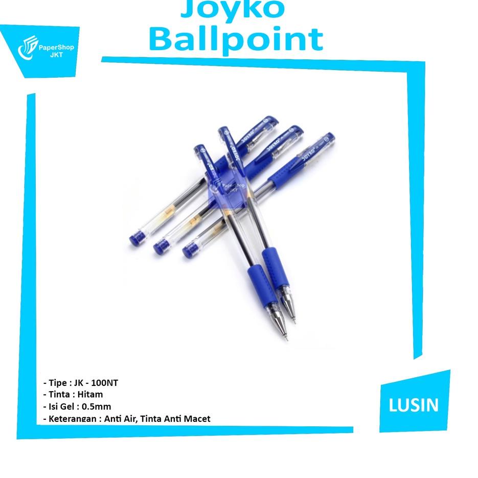 

Terlaku. NKH9C [ LUSIN ] Joyko JK-100 Pen / Pulpen / Ballpoint W45 Terbaru