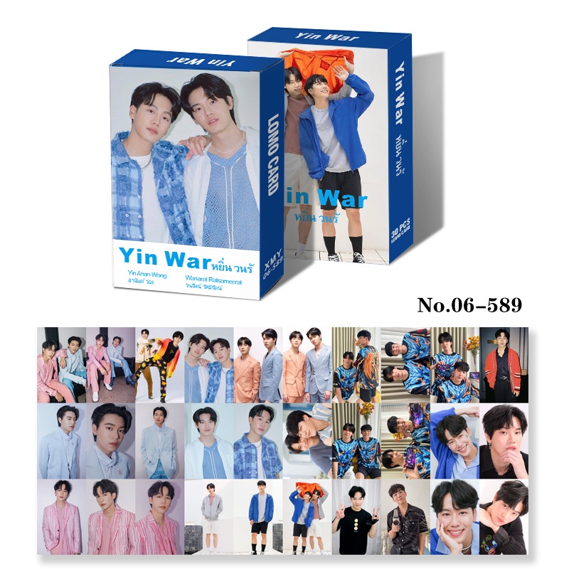 30 Pcs / Box Kartu Foto Lomo F4 Dewin YINWAR OFFGUN MewGulf INTO1 GOT7 JACKSON