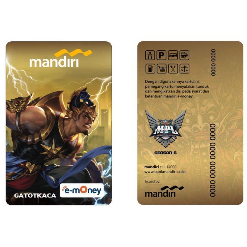 Mandiri eMoney GATOTKACA Mobile Legend - Gatot Kaca