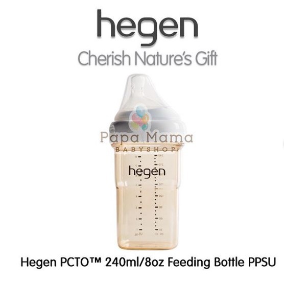 Hegen PCTO Feeding Bottle PPSU 240ml Botol Susu Hegen