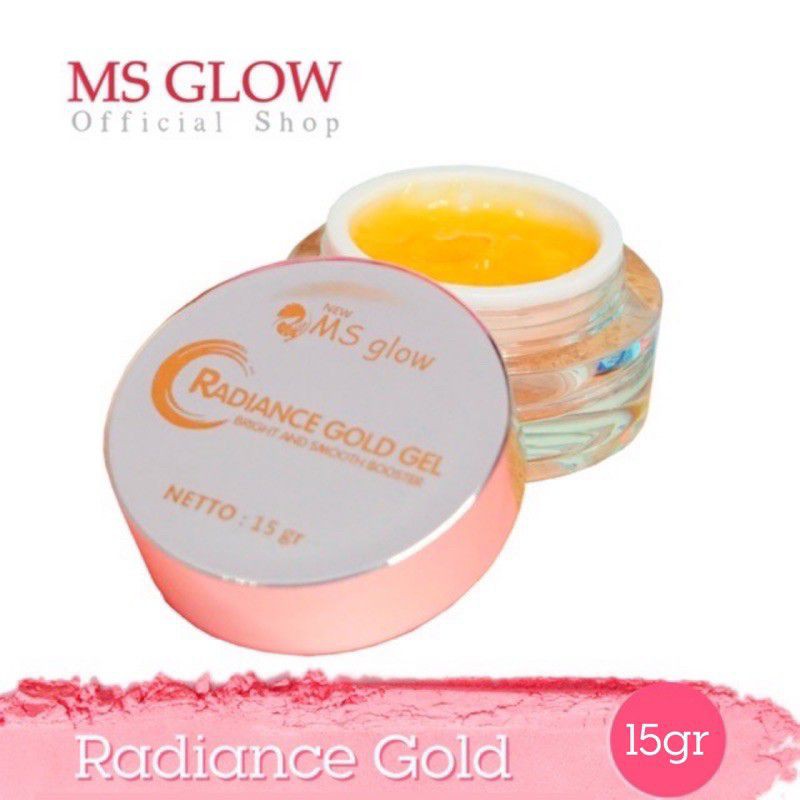 

Ms Glow Radiance gold gel smoot&white