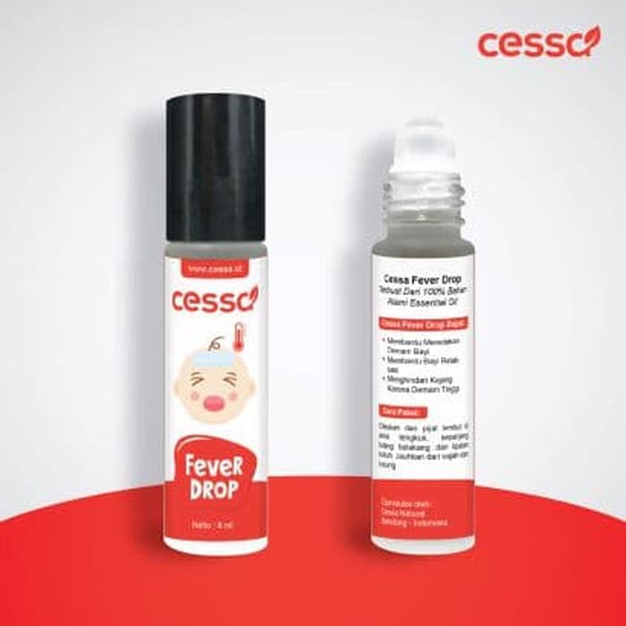 Cessa Fever Drop Essential Oil 8 Ml 0-2 tahun - Penurun demam bayi