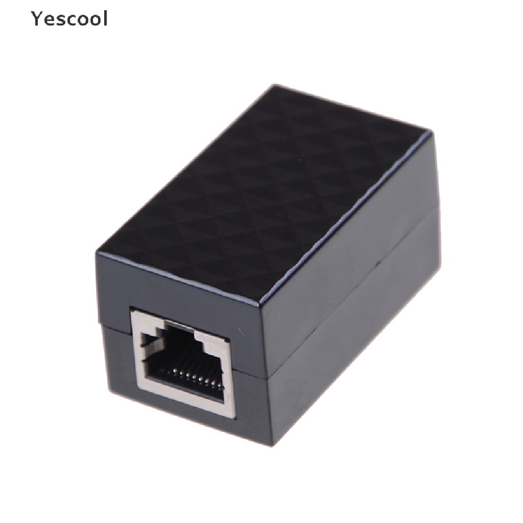 Yescool RJ-45 Lightning Arrester Adapter Ethernet Surge Protector Network Protect Tool .