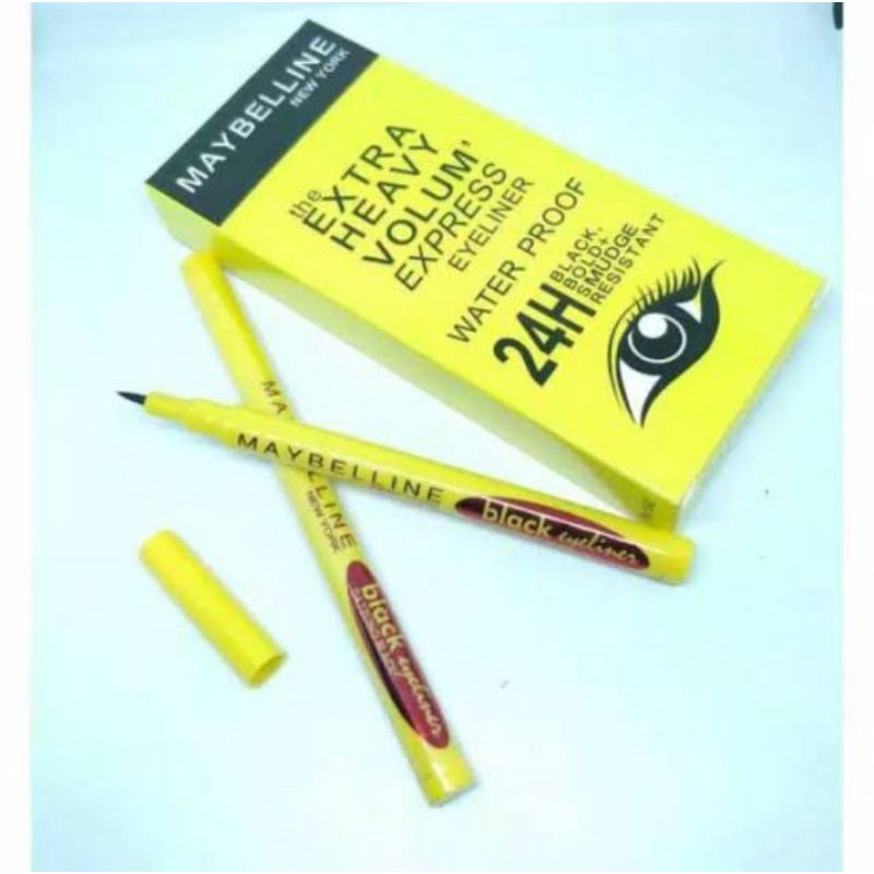 Maybeline Eyeliner Spidol Waterproof Anti Blooming Warna