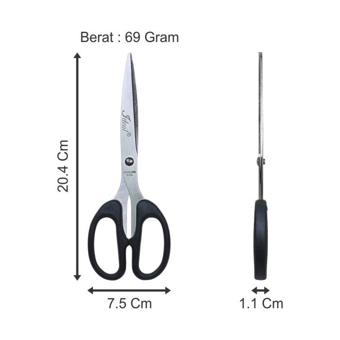 

kertas-pemotong- ideal k500 gunting jumbo (scissors) -pemotong-kertas.