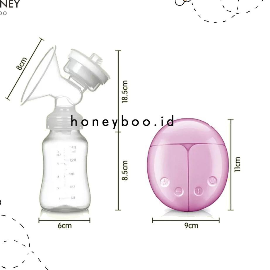 (psb-764) Pompa Asi Elektrik Double Breast Pump Electric Kualitas Impor BPA FREE - Honey Boo ,.