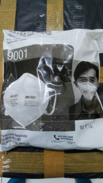 PROMO Masker 3M type 9001. ASLI dan BARU. Masker pelindung yang exclusive