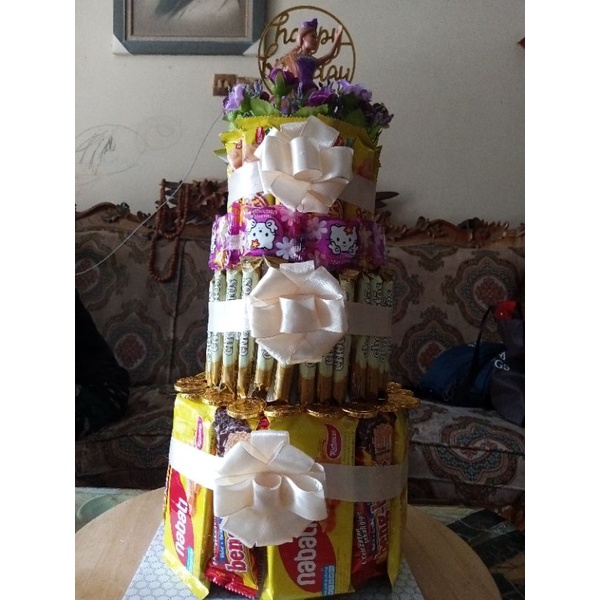 

Tower Snack - Kue Pesanan Ulang Tahun - Snack Ulang Tahun