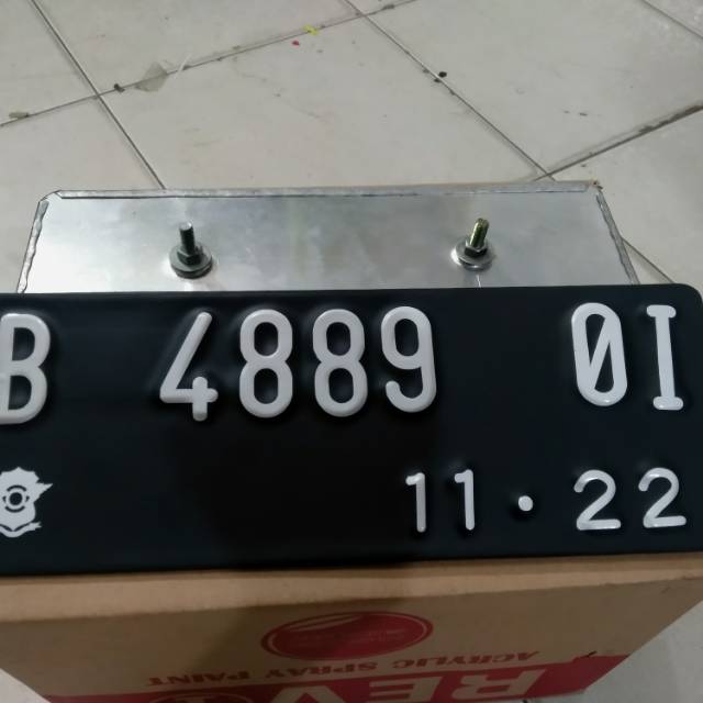 Plat Nomor Motor Baut Tanam Paling Rapih Shopee Indonesia