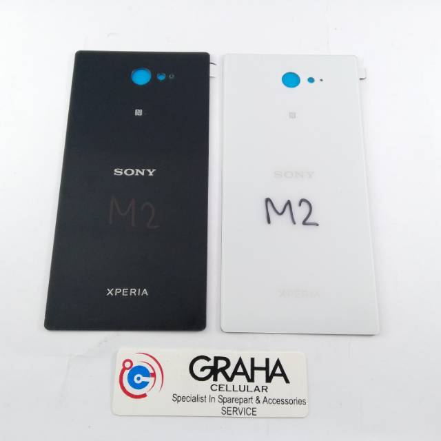 COVER / TUTUP BELAKANG SONY D2303 / D2305 / XPERIA M2 AQUA ORIGINAL