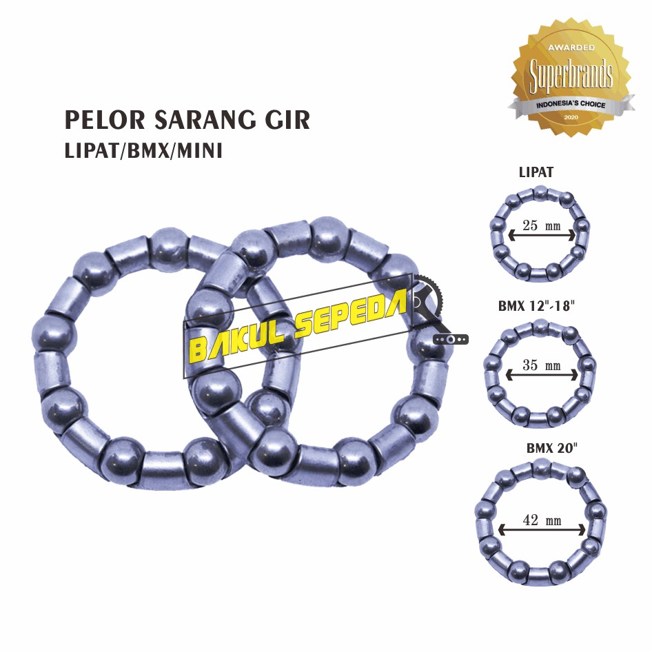 Pelor Gir Bearing Sepeda Anak