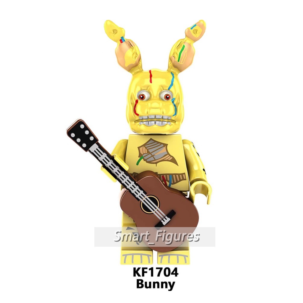 Mainan Action Figure Mini Karakter Five Night At Freddy 's Foxy Spintraft Rabbit Chica Freddy KF6160