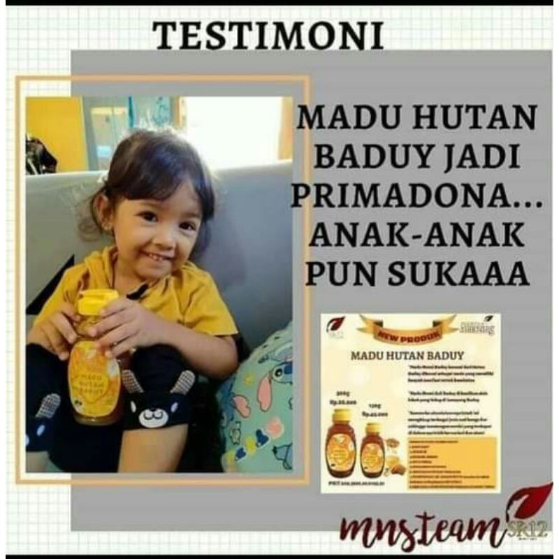 

Madu hutan baduy SR12