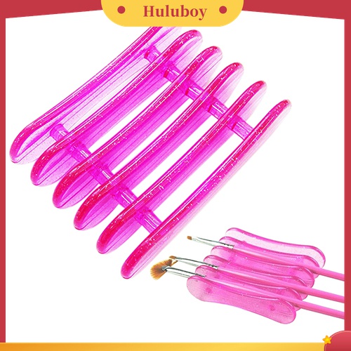 Huluboy Huluboy♡ Stand Holder Pen Brush Nail Art UV Gel Akrilik Bahan Plastik