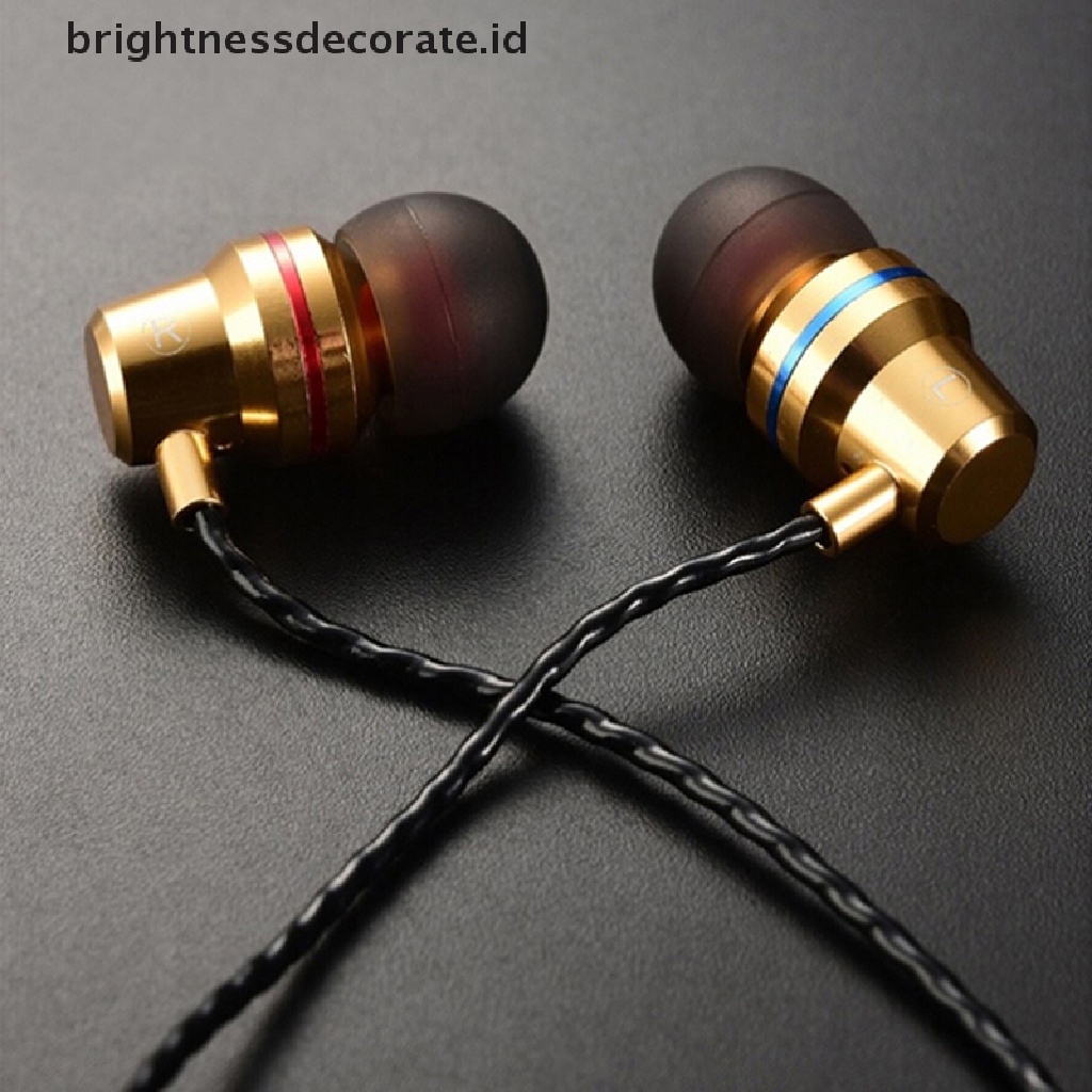 (Birth) Headset Earphone Earbuds Sport Stereo Heavy Bass Noise Canceling Dengan Kabel