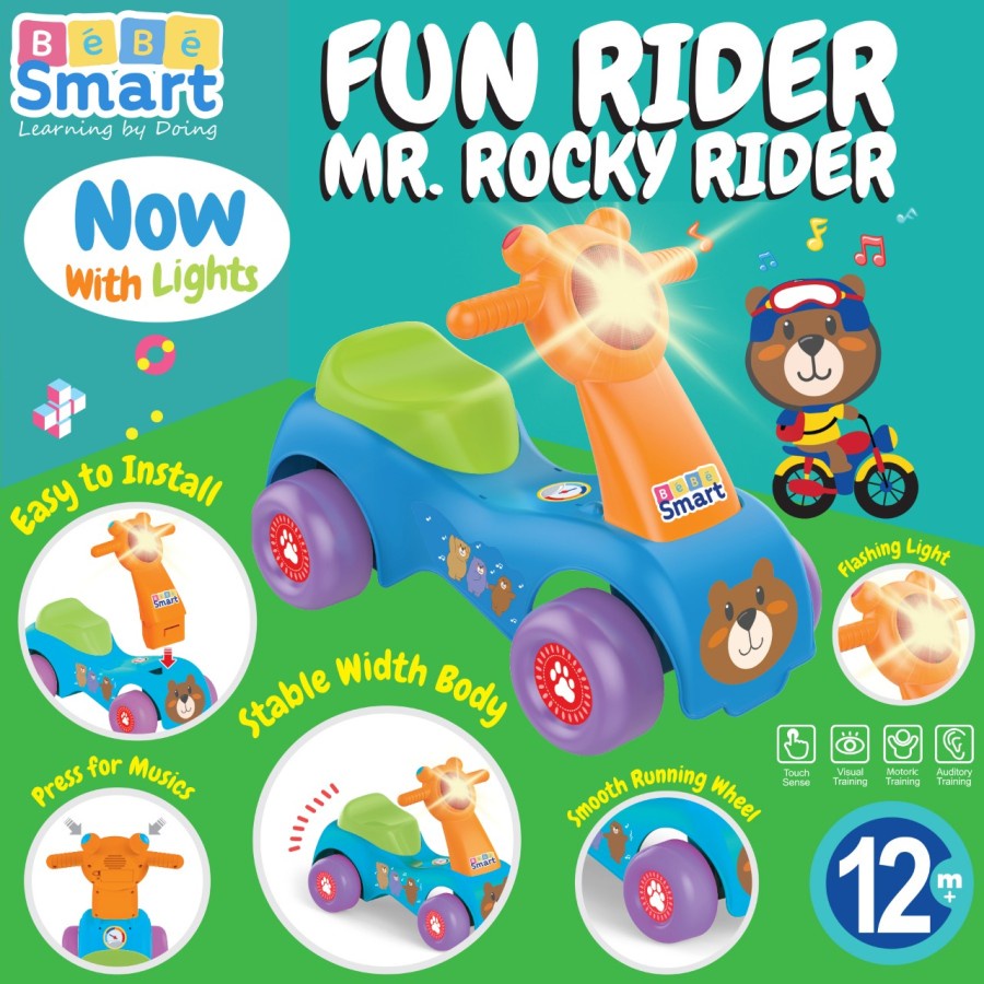 Makassar - Bebe Smart Fun Rider Pakai Lampu ( NEW ) - Ms Rosy Rider