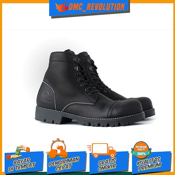DMC | SEPATU PRIA BOOTS   KULIT ASLI WLF PBL CASUAL KASUAL