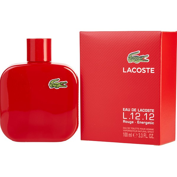 Jual Lacoste Eau De Lacoste L.12.12 Rouge Parfum Edt Pria 100Ml  Indonesia|Shopee Indonesia