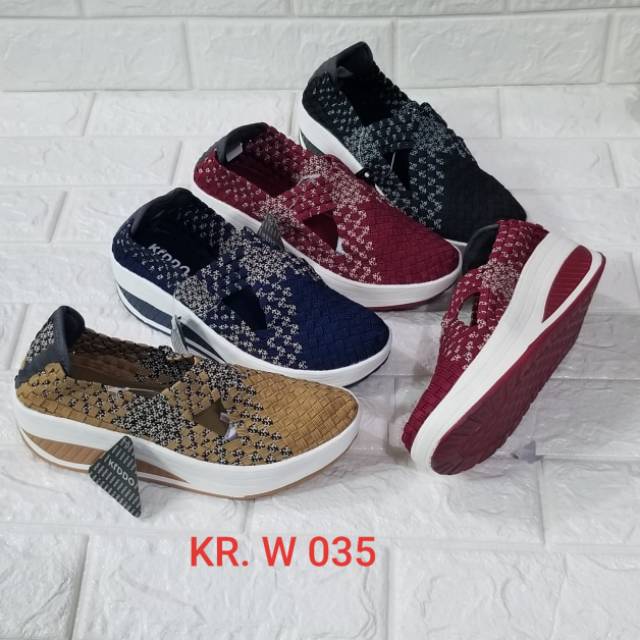 Sepatu anyaman kiddo /sepatu kiddo rajut KR W035