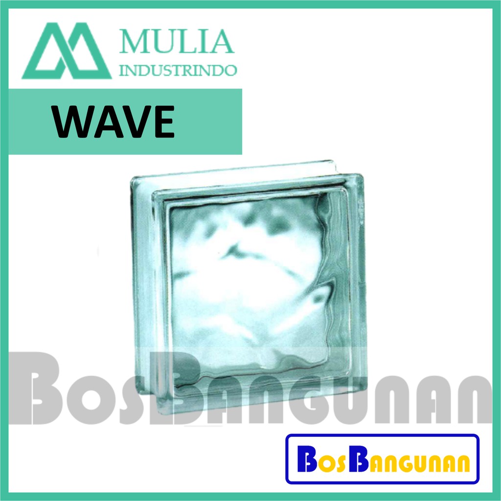 Jual Glass Block Mulia Wave Balok Kaca Mulia Wave 19x19x95cm Kaca Glass Blok Shopee Indonesia 8068