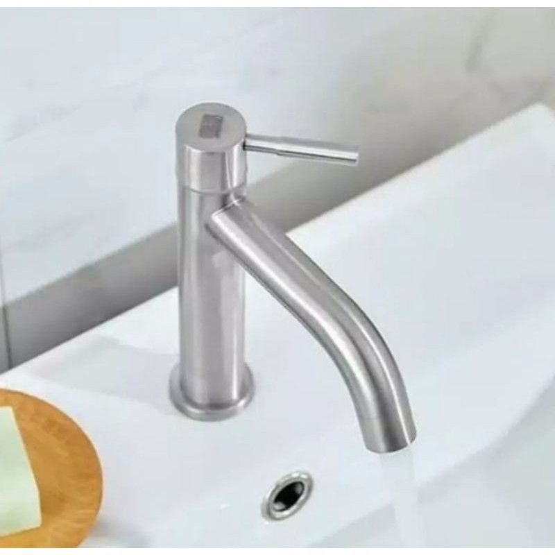 Kran wastafel stainless / kran cuci tangan