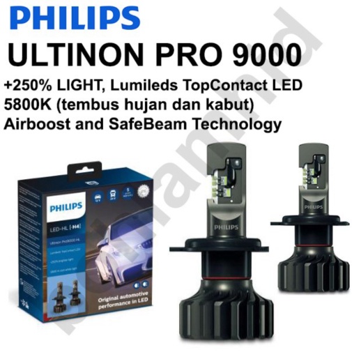 Lampu Mobil LED Philips ULTINON PRO9000 pro 9000 H4 New Xtreme Ultinon Diskon
