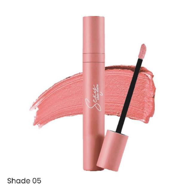 Glam matte lipstik ms glow