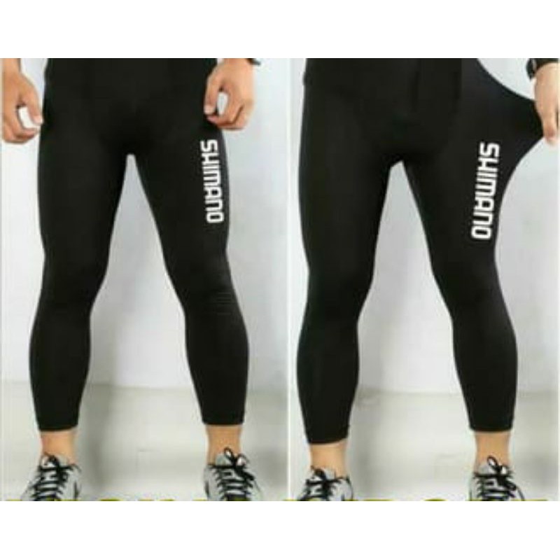 celana sepeda gowes manset pria Shimano//baselayer manset//legging olah raga