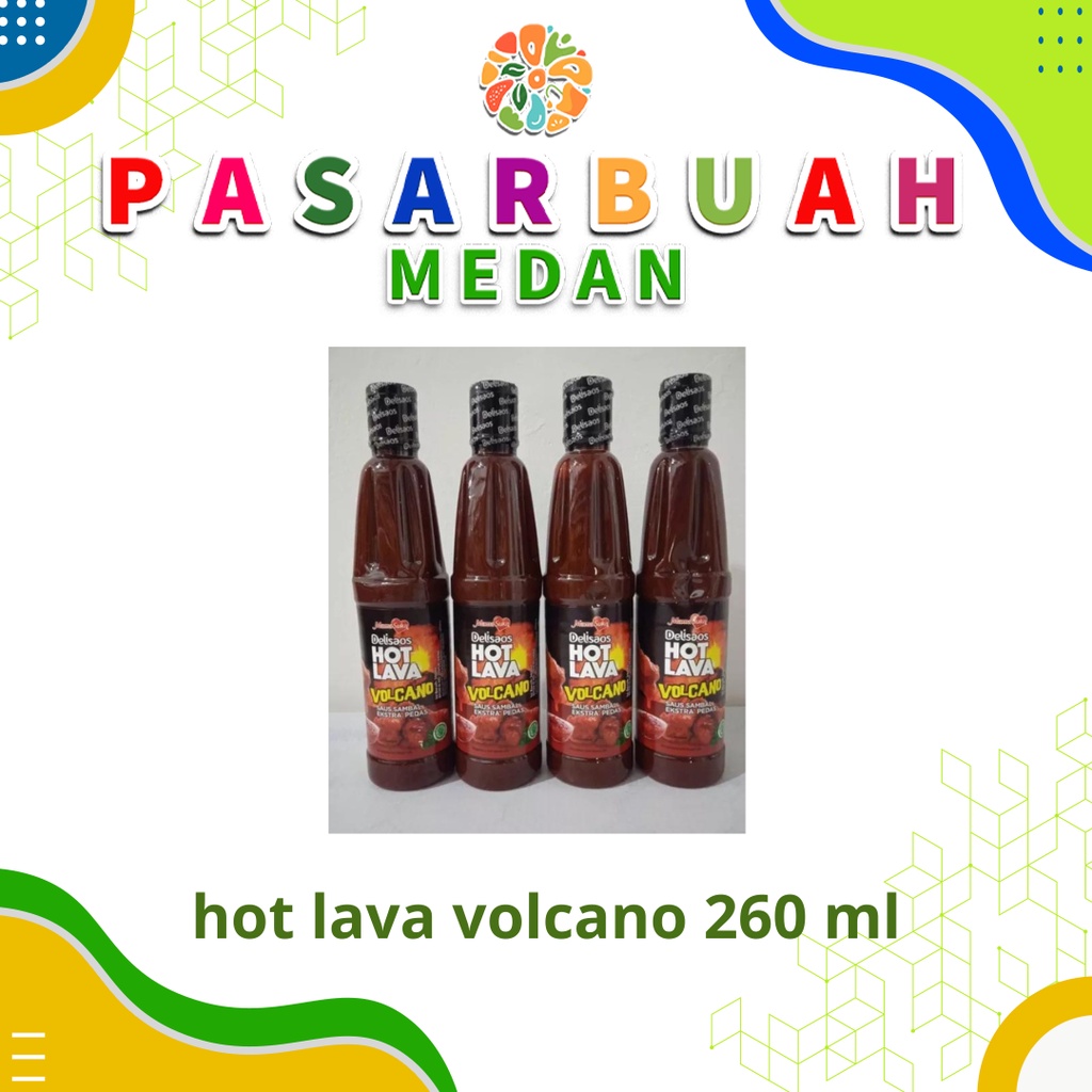 

Distributor MamaSuka Delisaos Hot Lava Volcano Sauce Halal 130ml / 310ml - Pasar Buah Medan