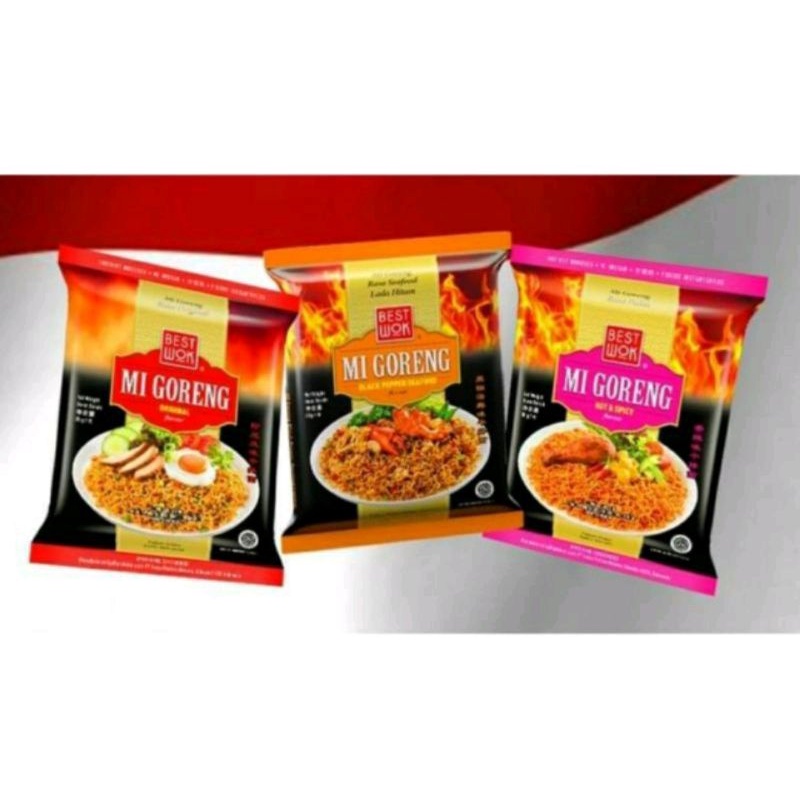 Mie Instant Goreng best wok 85gr halal