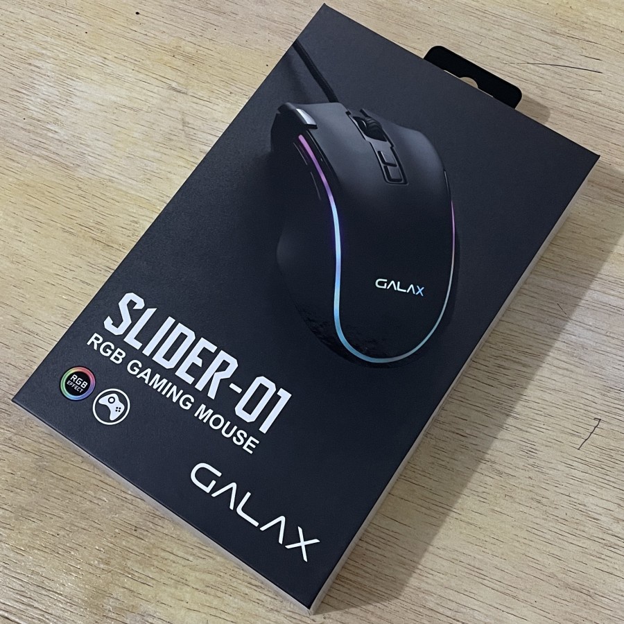 GALAX SLIDER-01 Wired Gaming Mouse RGB macro keys
