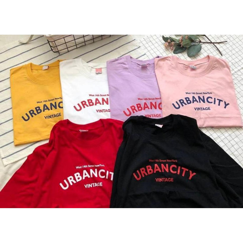 URBANCITY / TERMURAH BAJU KAOS KATUN WANITA/ PRIA UNISEX LENGAN PENDEK / TUMBLR TEE /  OVERSIZE