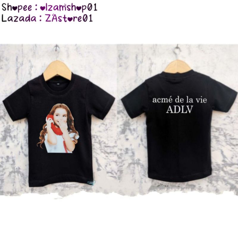 KAOS ACMEDELAVIE ANAK DEPAN BELAKANG - BAJU ADLV PREMIUM