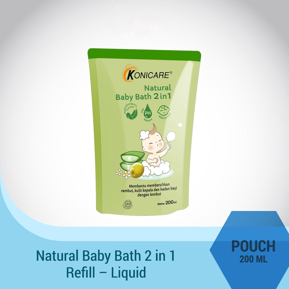 Konicare Natural Baby Bath 2 in 1 200ml Refill