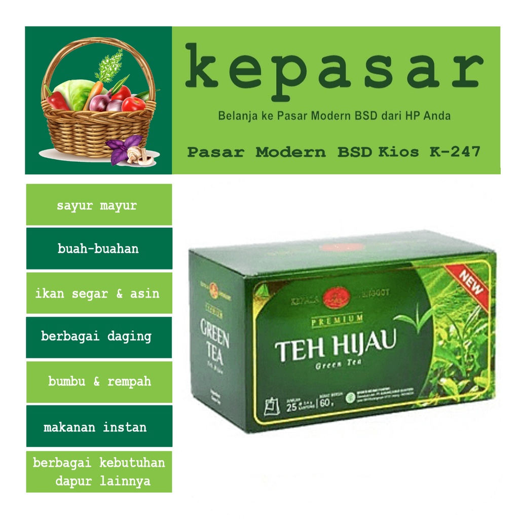 

Teh Hijau Celup KEPALA DJENGGOT