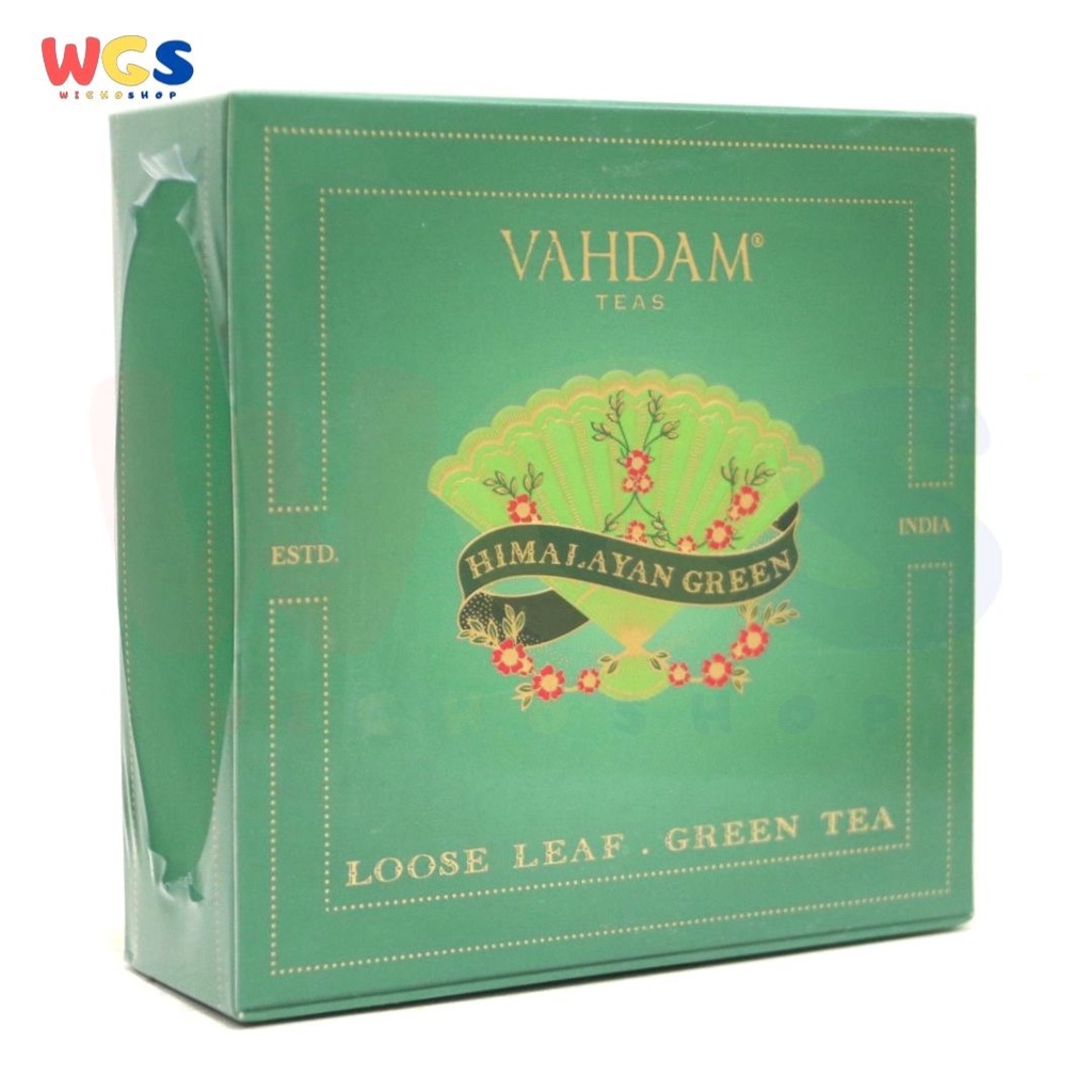 Vahdam Teas Himalayan Loose Leaf Green Tea Tin 50gr